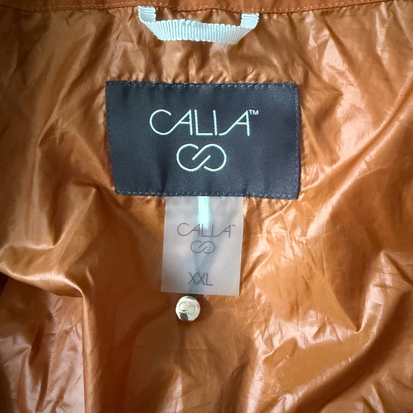 NWOT Calia Long Puffer Jacket in Hammered Copper sz XXL - Picture 8 of 9